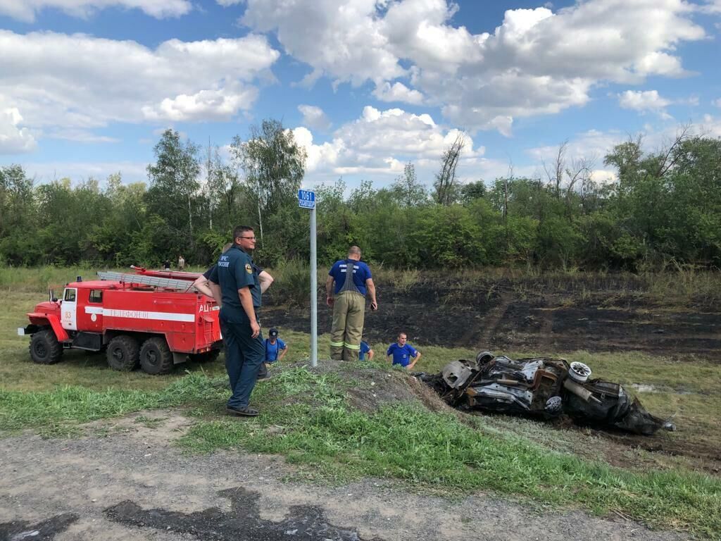 Место ДТП на 1061 км автомобильной дороги М5 Урал в Самарской области - РИА Новости, 1920, 01.08.2023