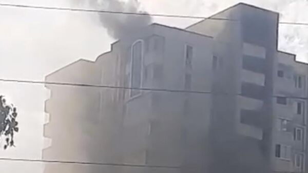 Пожар в жилом доме в Алма-Ате. 1 августа 2023