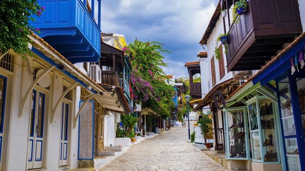 Улицы в городе Каш, Турция