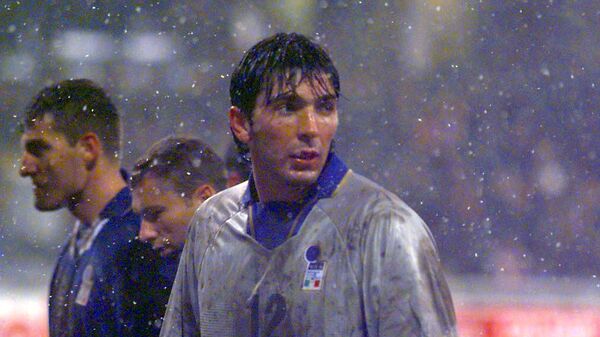 Итальянский вратарь Джанлуиджи Буффон в 1997 году. Архивное фото