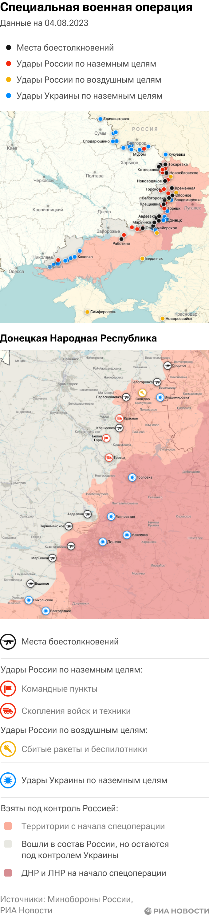 Война на украине карта боевых
