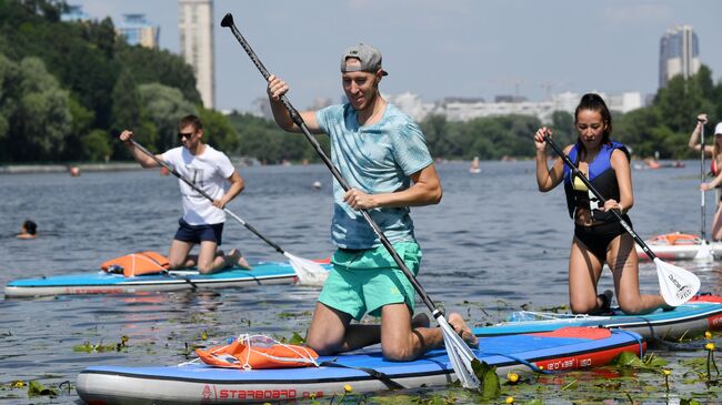 Жара в Москве