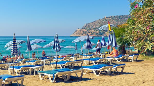 Пляж Кейкубат в Аланье, Турция