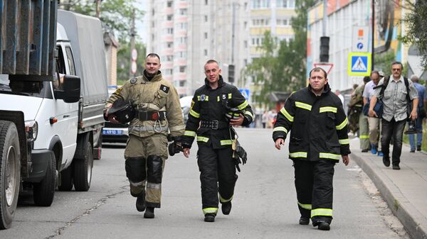 В Орехово-Зуево ликвидировали открытое горение в производственном здании