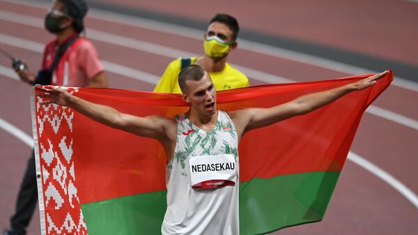 Спортсмен сборной Белорусии Максим Недосеков