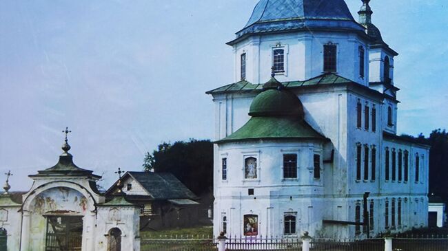 Крохино, Рождественская церковь. Фото Сергея Прокудина-Горского (1909 г.)