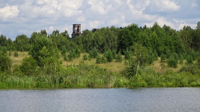 Озеро Мериново, церковь Рождества Богородицы