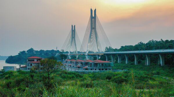 Мост в Браззавиле, Республика Конго