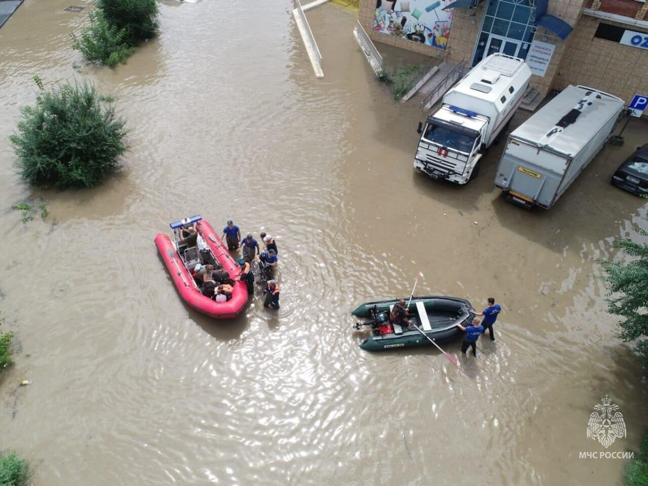 В реке в Спасске-Дальнем вода поднялась более чем на два метра - РИА  Новости, 13.08.2023