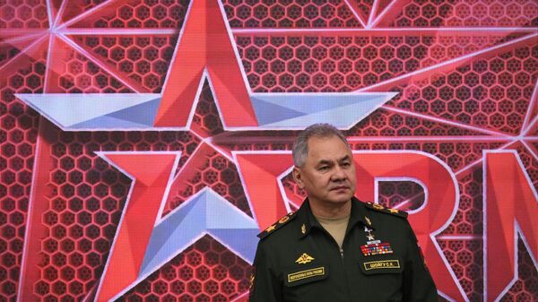 Министр обороны РФ Сергей Шойгу на Международном военно-техническом форуме Армия-2023