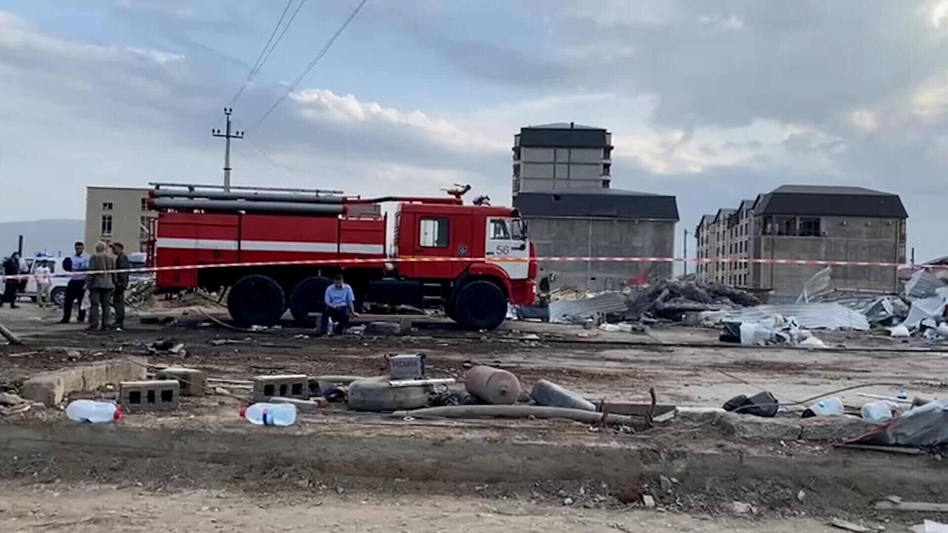 Разбор завалов на месте взрыва в Махачкале - РИА Новости, 1920, 16.08.2023