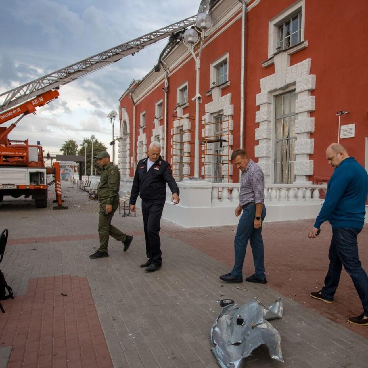 Украинский беспилотник атаковал железнодорожный вокзал в Курске - РИА  Новости, 20.08.2023