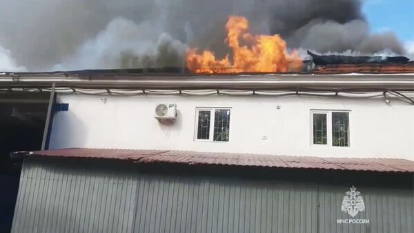 Пожар в Богородском округе Подмосковья