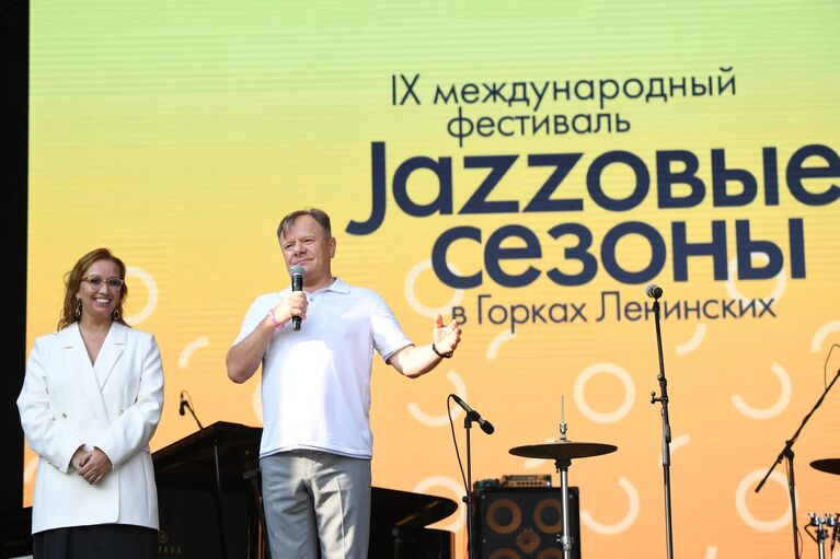 Музыкант Игорь Бутман на фестивале Jazzовые сезоны