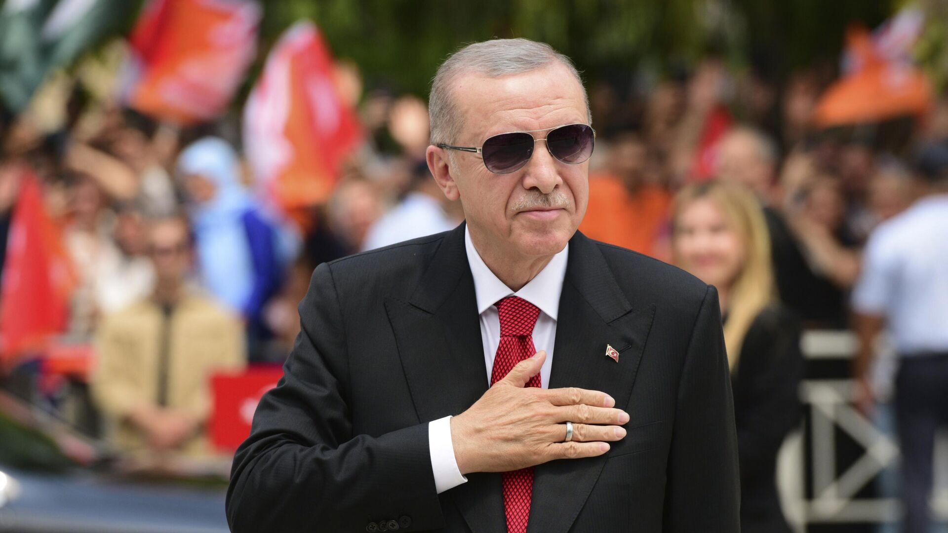 Президент Турции Реджеп Тайип Эрдоган  - РИА Новости, 1920, 10.03.2024