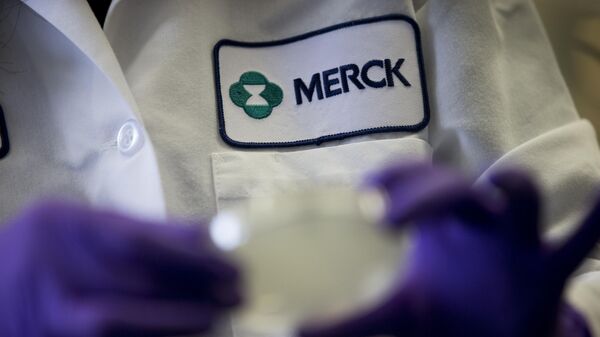 Логотип фармацевтической компании Merck (MSD)