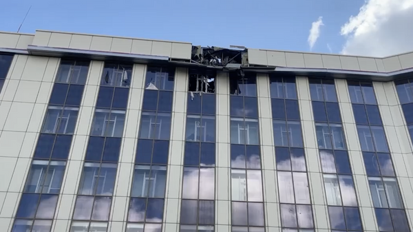 Центр Донецка после утреннего обстрела ВСУ