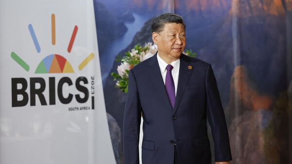 Председатель КНР Си Цзиньпин на саммите БРИКС в Йоханнесбурге