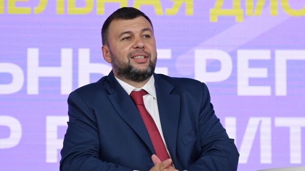 Временно исполняющий обязанности главы Донецкой народной республики Денис Пушилин
