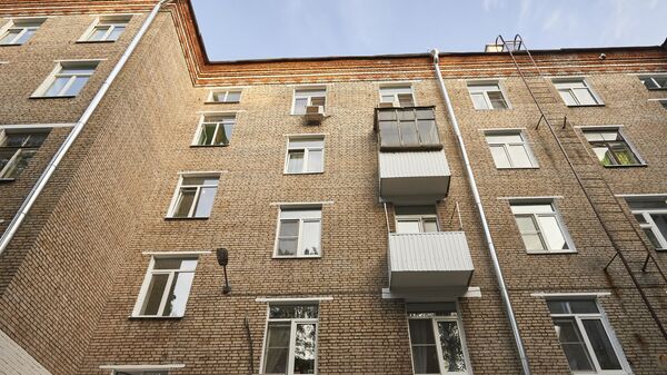 Дом № 9 корпус 1 на улице Героев Панфиловцев в Москве