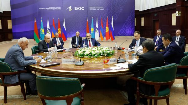 Заседание Евразийского межправительственного совета в Армении. 24 августа 2023