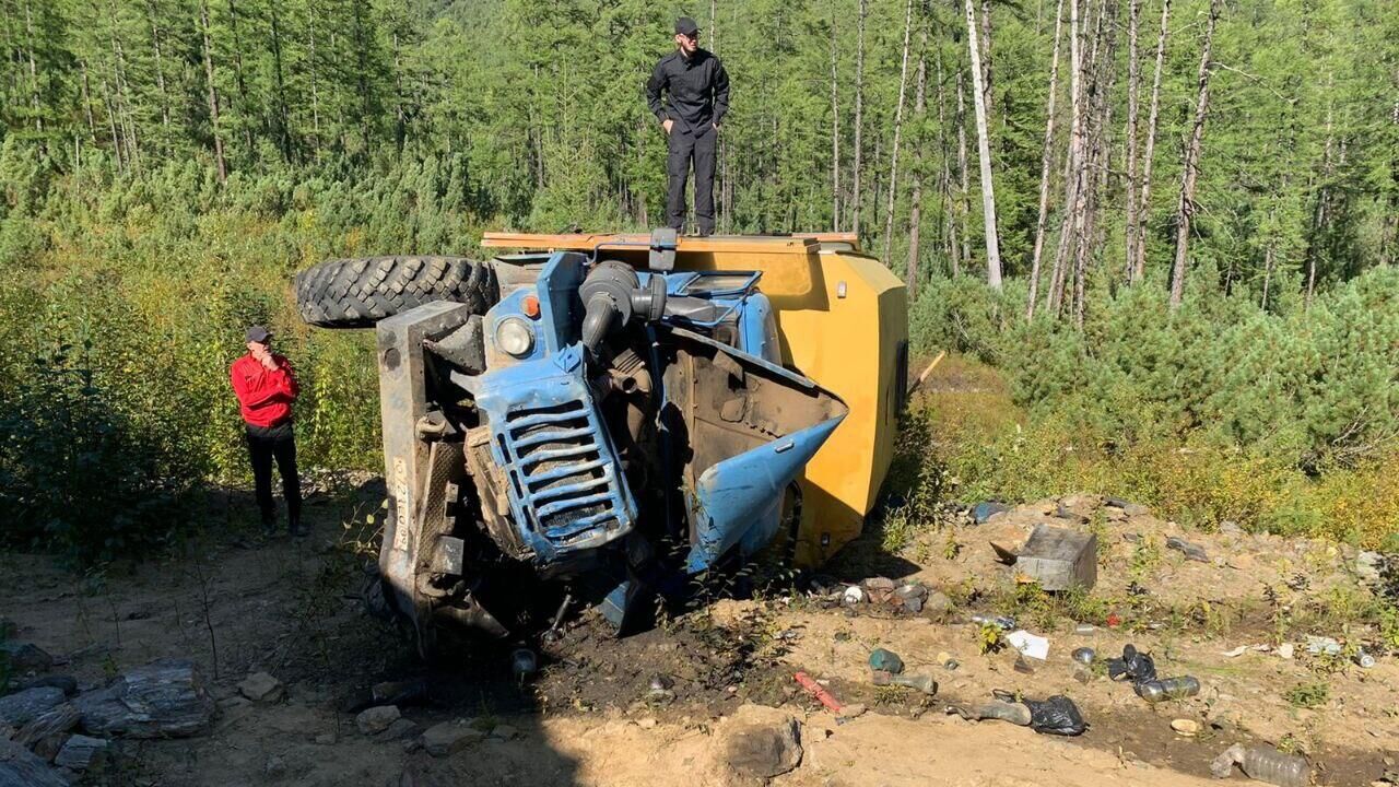 На месте ДТП с автомобилем УРАЛ в Нерюнгринском районе Якутии - РИА Новости, 1920, 26.08.2023