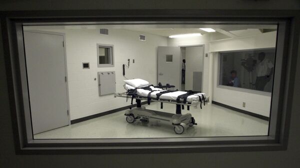 Камера исполнения приговоров к смертной казни в исправительном учреждении штата Алабама