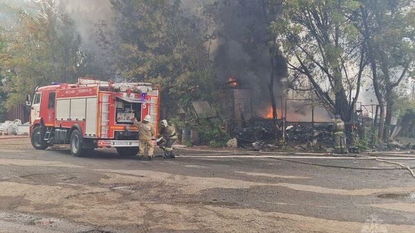 Пожар в Кировском районе Самары