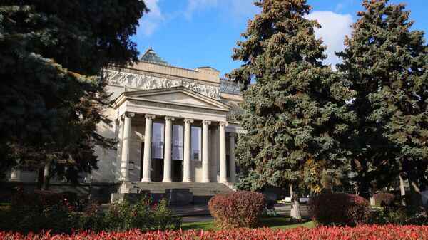 Здание Государственного музея изобразительных искусств имени А. С. Пушкина (ГМИИ) в Москве