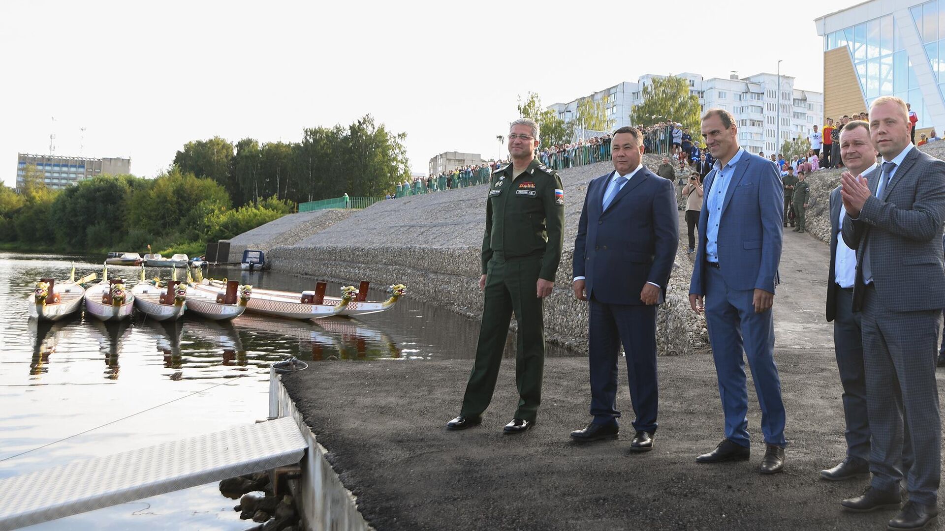 Новую гребную базу открыли в Тверской области - РИА Новости, 1920, 28.08.2023