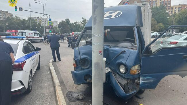 ДТП на Волгоградском проспекте в Москве