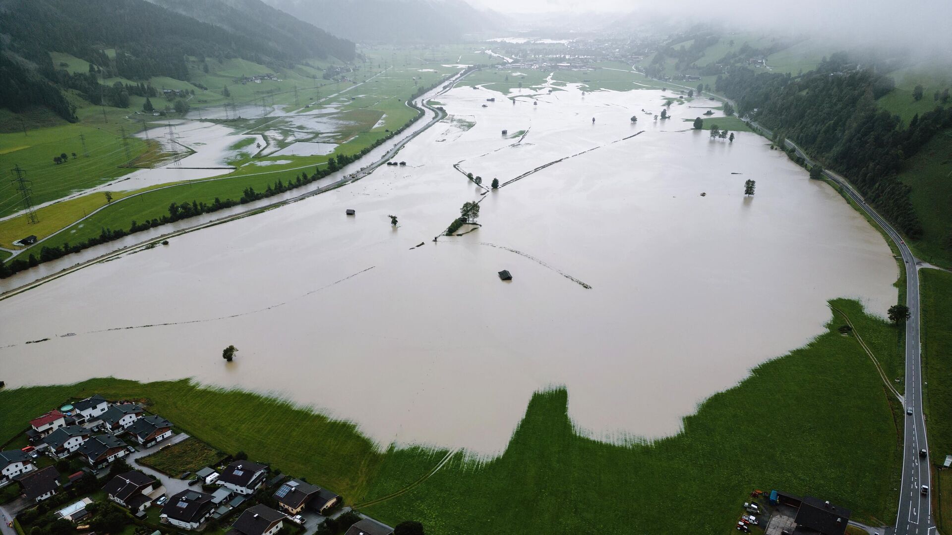 Наводнение в Австрии. 28 августа 2023 - РИА Новости, 1920, 29.08.2023