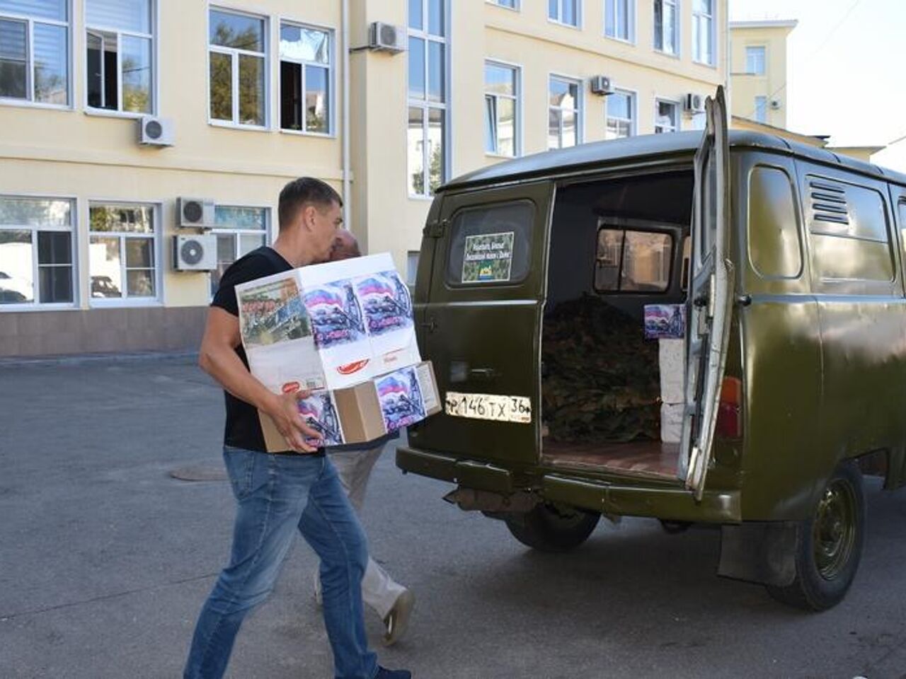 Лискинский район Воронежской области передал в зону СВО автомобиль УАЗ -  РИА Новости, 29.08.2023