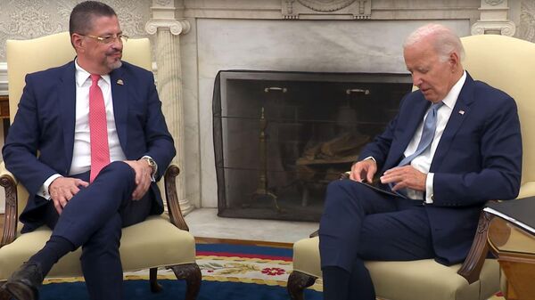 Встреча Джо Байдена и Родриго Чавеса Роблеса в Белом доме