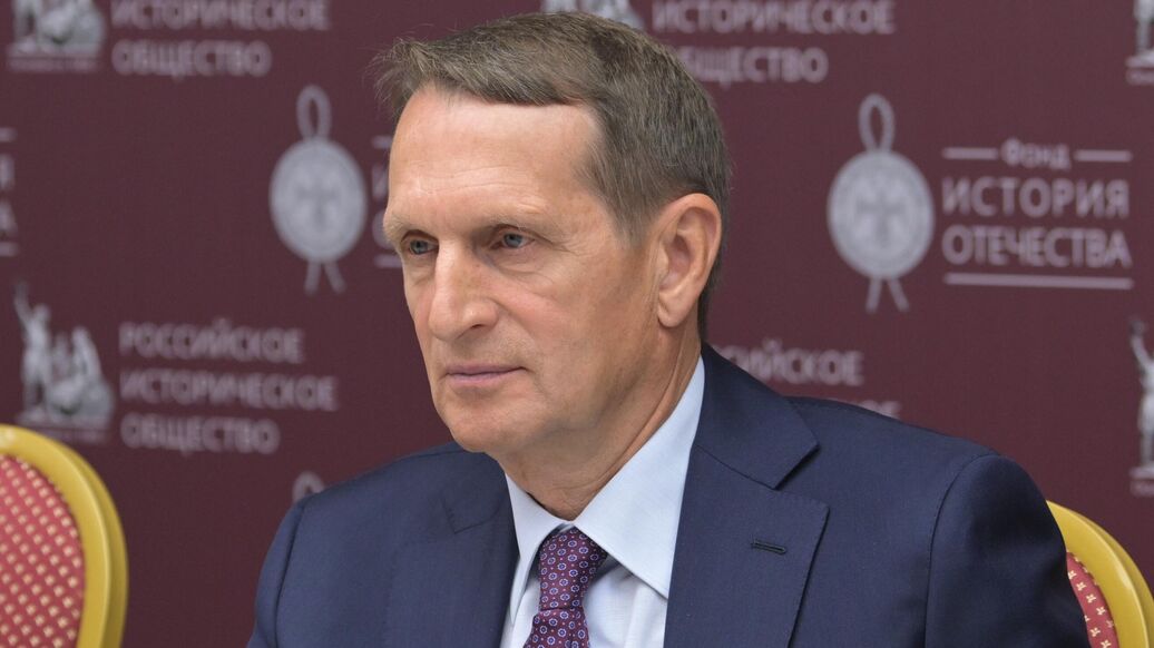 © РИА Новости / Алексей НикольскийПерейти в медиабанк<br>Директор Службы внешней разведки РФ Сергей Нарышкин. Архивное фото