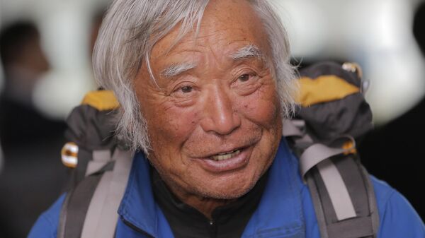 Японский альпинист Юитиро Миура