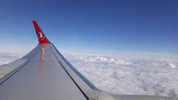 Самолет авиакомпании Turkish Airlines 