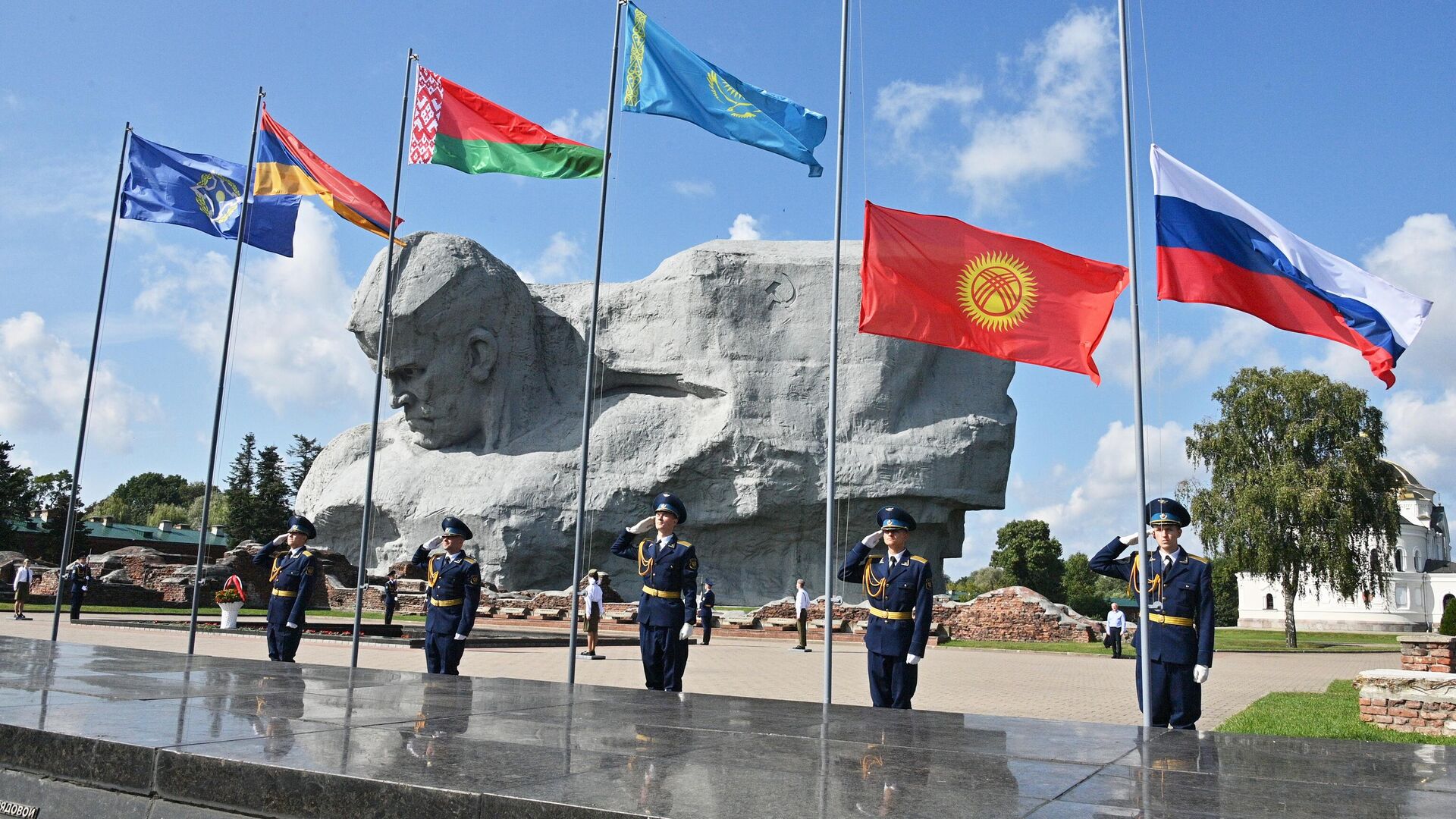 Церемония открытия учений ОДКБ Боевое братство-2023 - РИА Новости, 1920, 01.09.2023