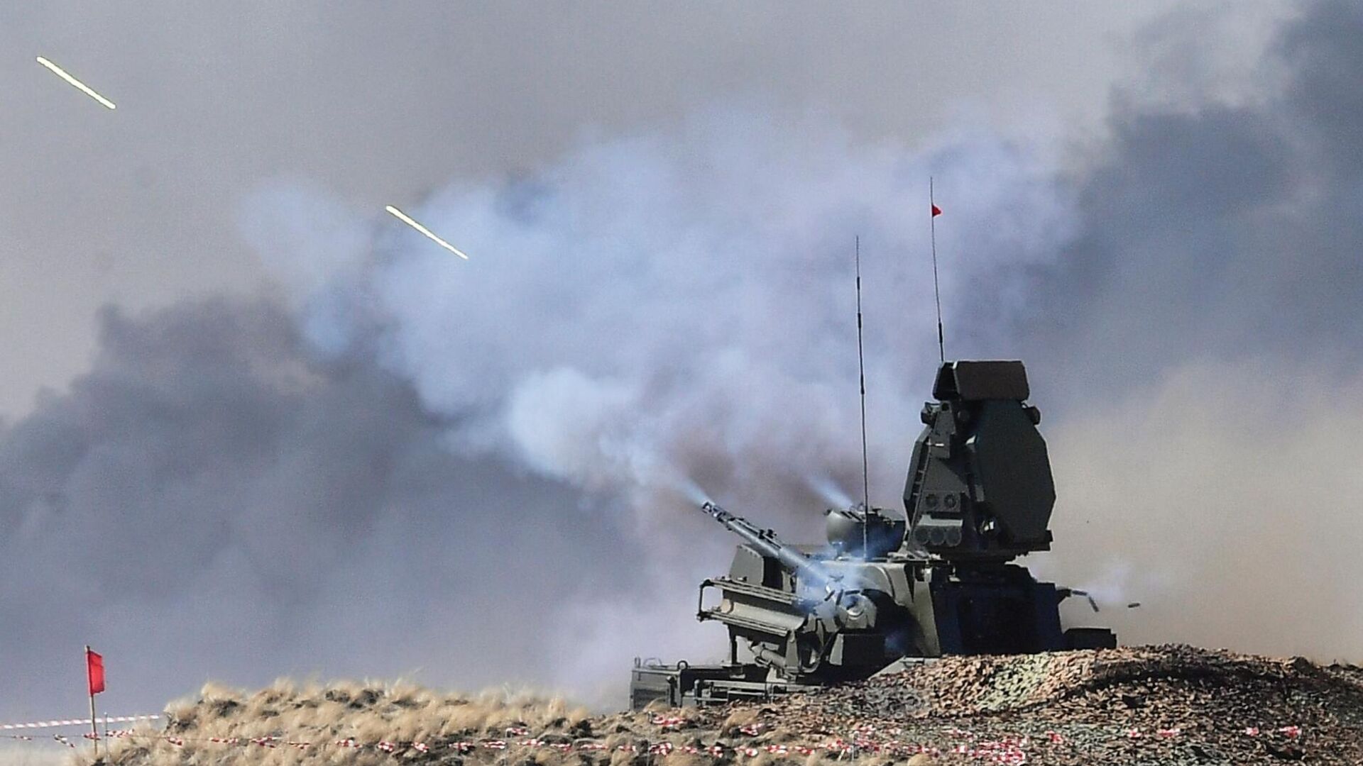 Зенитный ракетно-пушечный комплекс Панцирь-С1 - РИА Новости, 1920, 10.09.2023