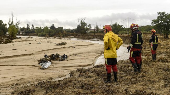 Последствия непогоды в городе Альдеа-дель-Фресно. 4 сентября 2023