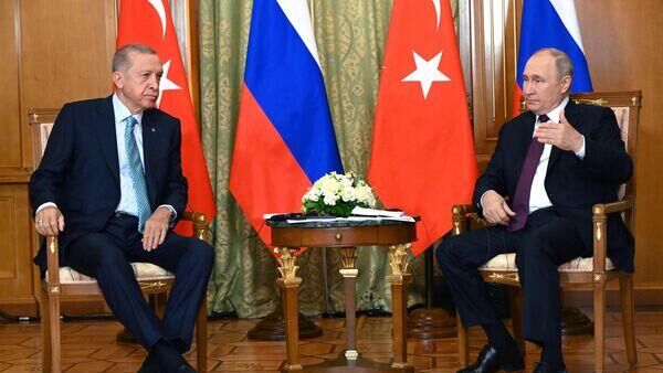 Пресс-конференция Путина и Эрдогана по итогам переговоров в Сочи