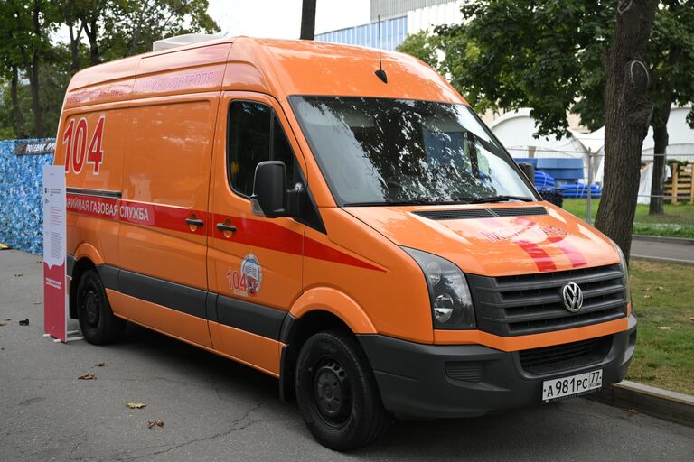 Лаборатория на базе Volkswagen Crafter 2EKE2 АО Мосгаз на Аллее Спортивной Славы на Воробьевых горах