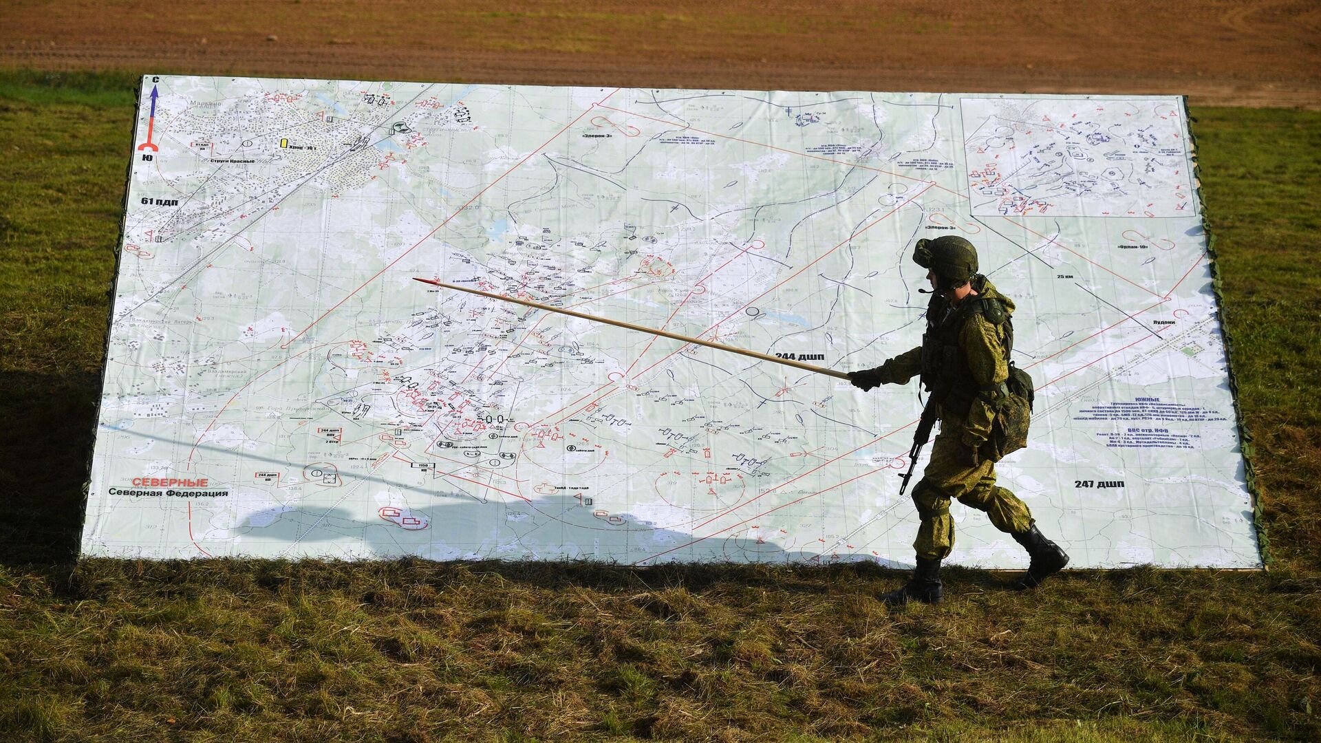 Военнослужащий на стратегических учениях  Запад - РИА Новости, 1920, 04.09.2023