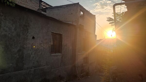 Старейший квартал Еревана. Закат