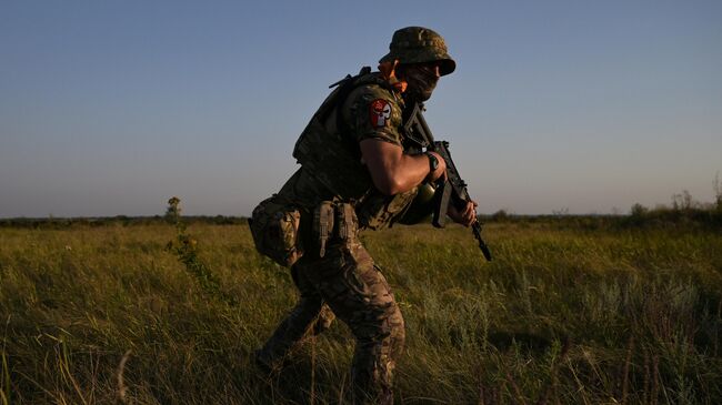 Военнослужащий группы огневой поддержки ВС России