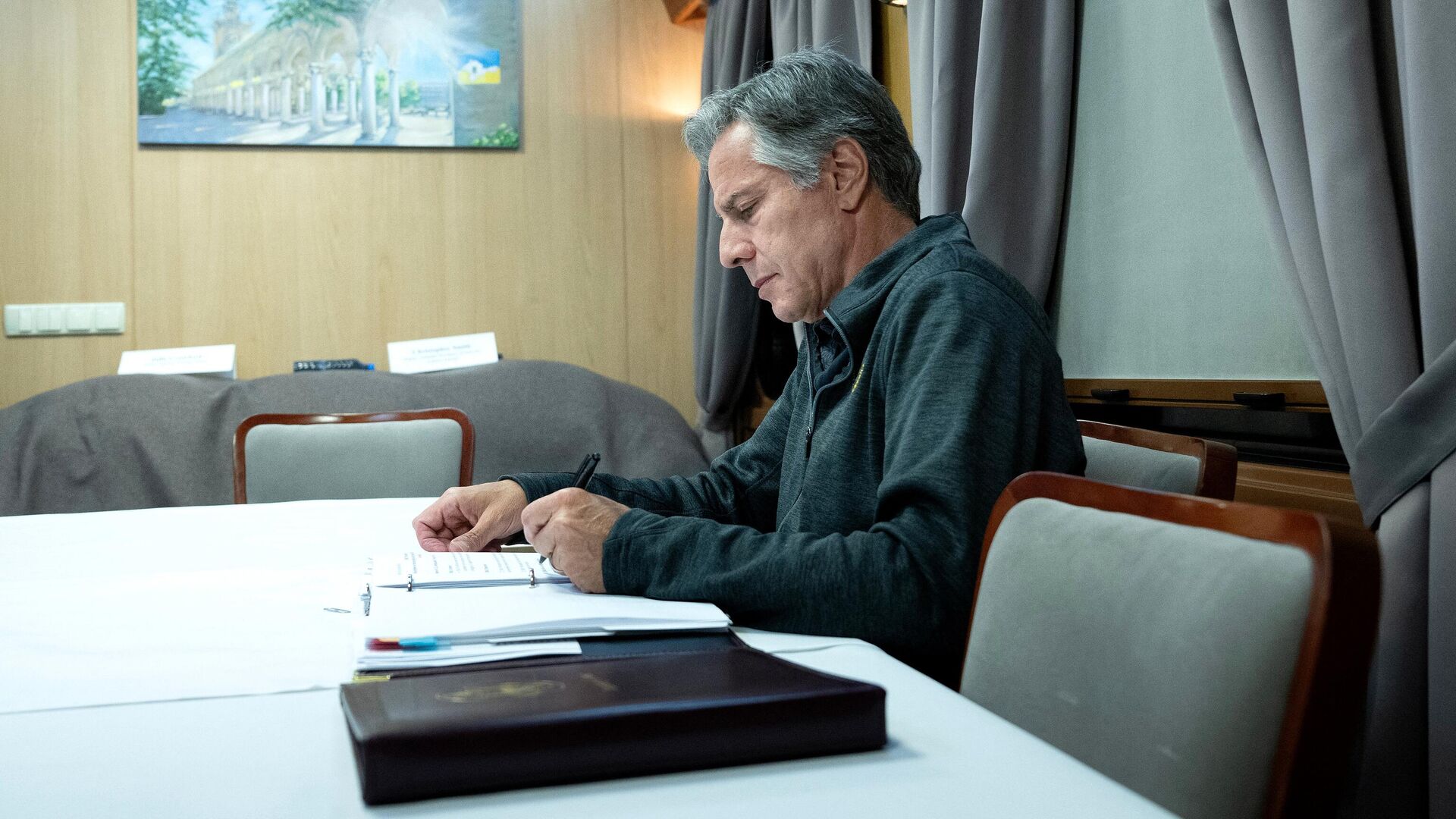 Госсекретарь США Энтони Блинкен прибыл в Киев - РИА Новости, 1920, 06.09.2023