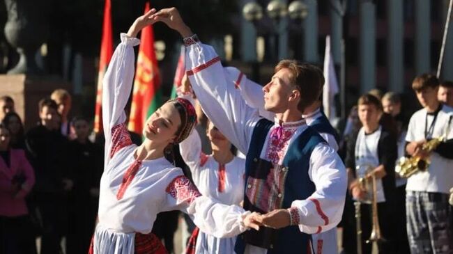 Участники фестиваля Молодежь – за Союзное государство