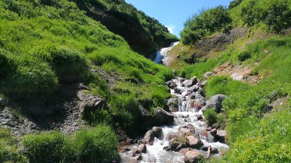 Водопад на Дачных источниках Водопад на Дачных источниках