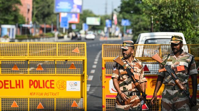 Сотрудники силовых структур в Индии