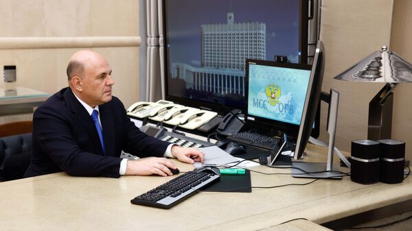 Председатель правительства РФ Михаил Мишустин принимает участие в дистанционном электронном голосовании на выборах мэра Москвы